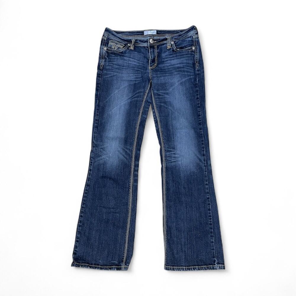 Houston 20X Low Rise Slim Fit Boot Cut Jeans Women’s 35x33 Embellished Western